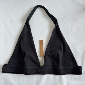 SKIMS Cotton Rib Halter Bralette